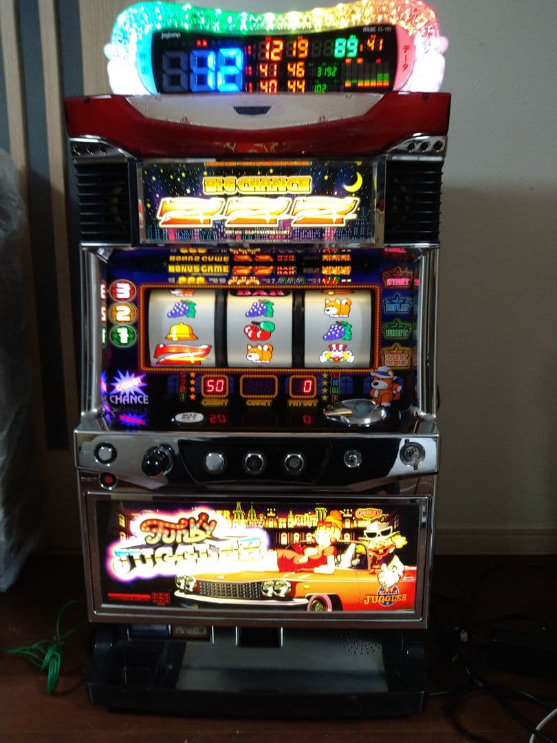 パチスロ　ファンキージャグラーKK　不要機　データカウンター付き　超美品！