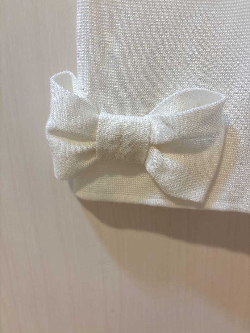 【美品】2023❤️エムズグレイシー❤️袖リボン　ボレロ　白　38