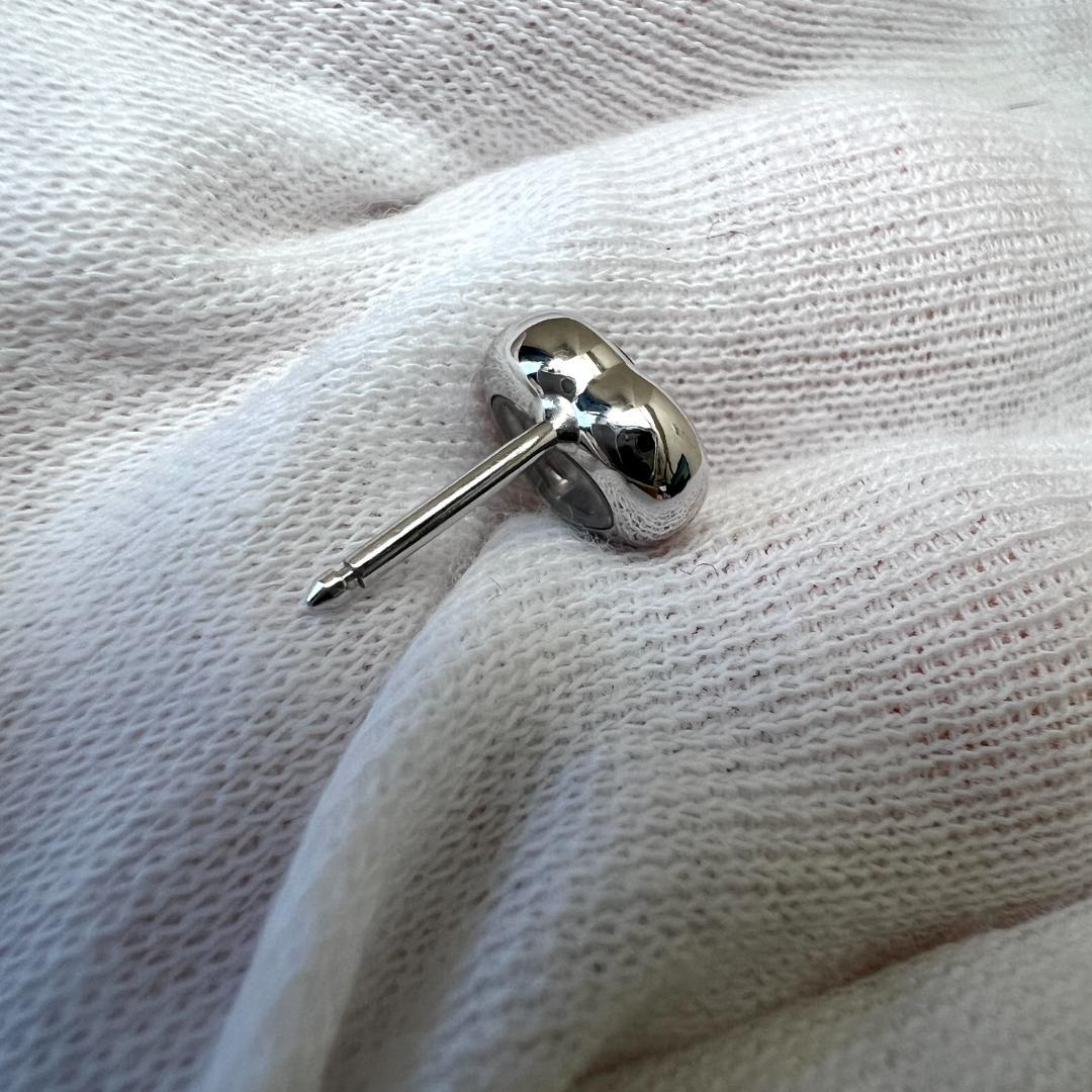 現行品 ショパール ハッピーダイヤモンド ピアス 片耳 18KWG 0.05ct