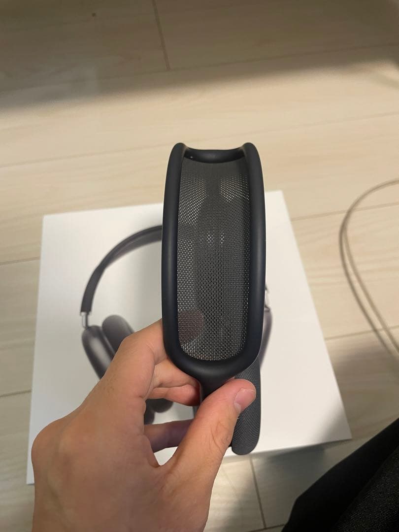 新品Apple AirPods MAX ワイヤレスヘッドホンスペースグレー保証付