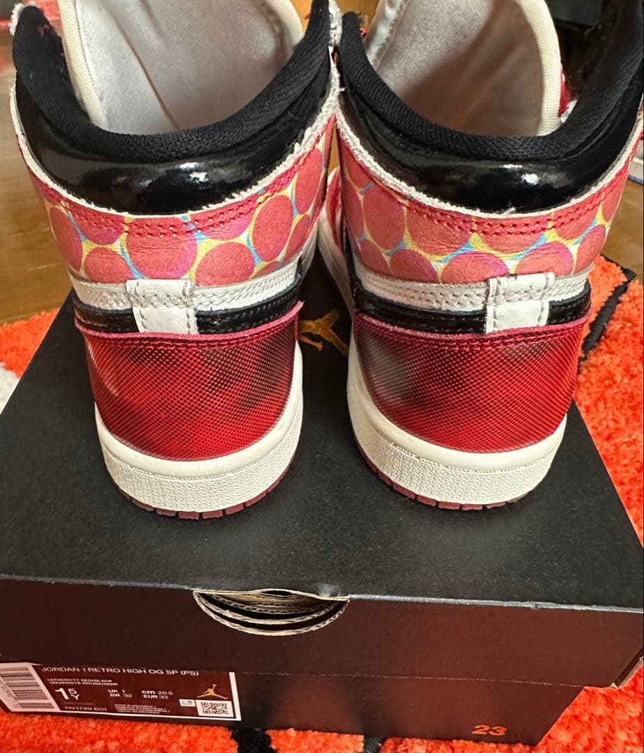 20.5㎝　Spider-Man × Nike PS Jordan1 Hi