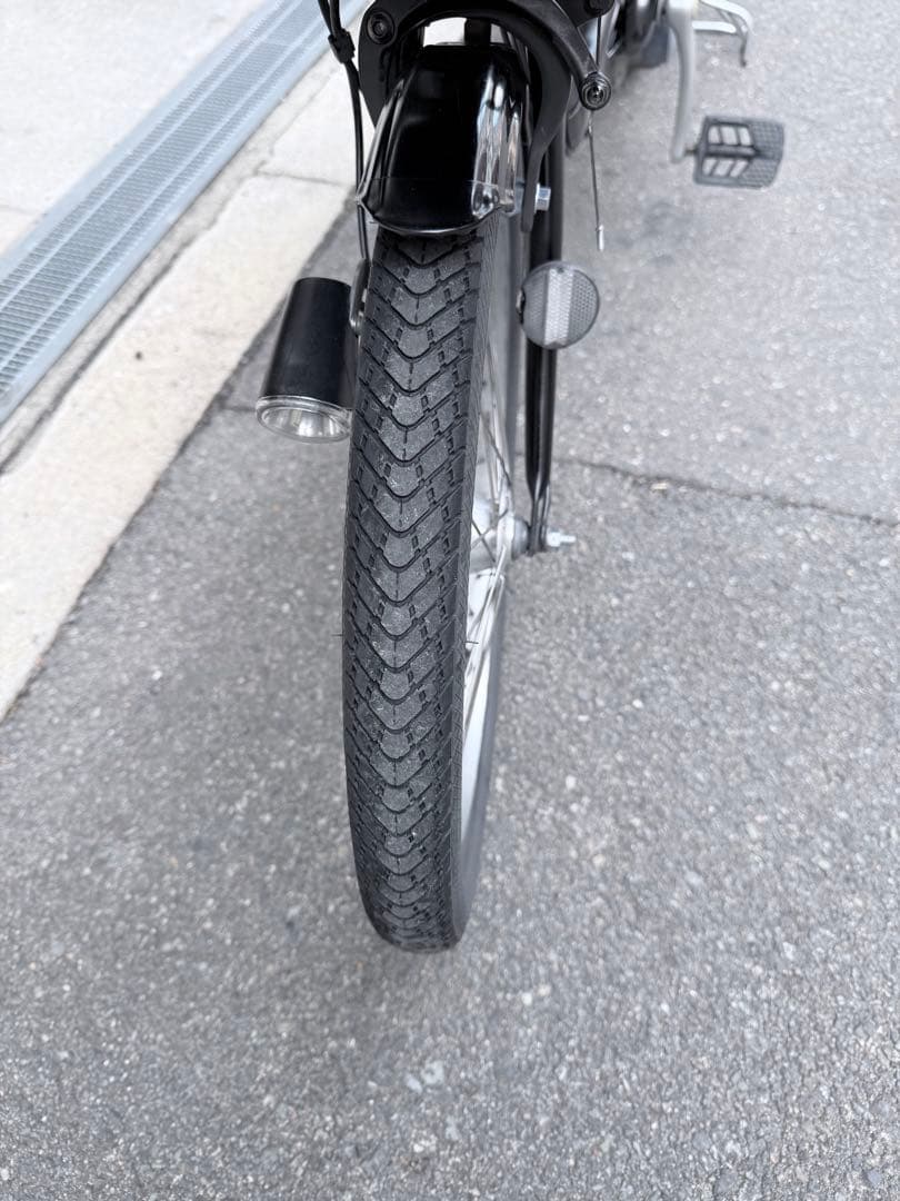 大阪府　子供乗せ　パナソニック　電動アシスト自転車 チャイルドシート付き 黒