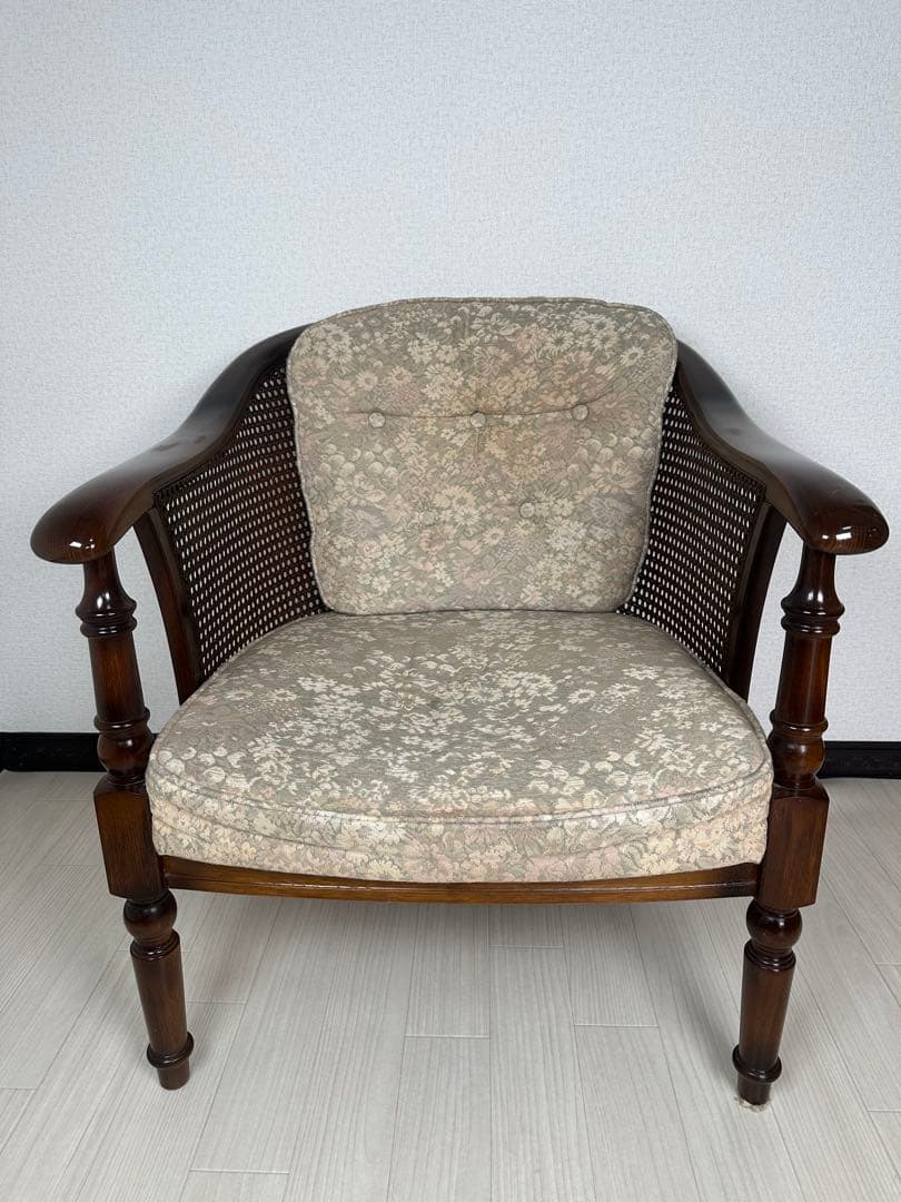 karimoku カリモク 1人用 ソファ コロニアル クラシック ※i1※