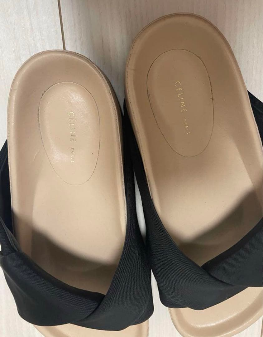 CÉLINE セリーヌ　celine ブラック サンダル 35
