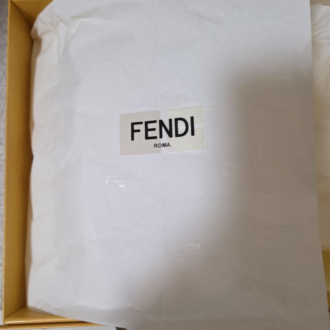 FENDI フェンディ モン トレゾール ブラウンレザー ミニバッグ