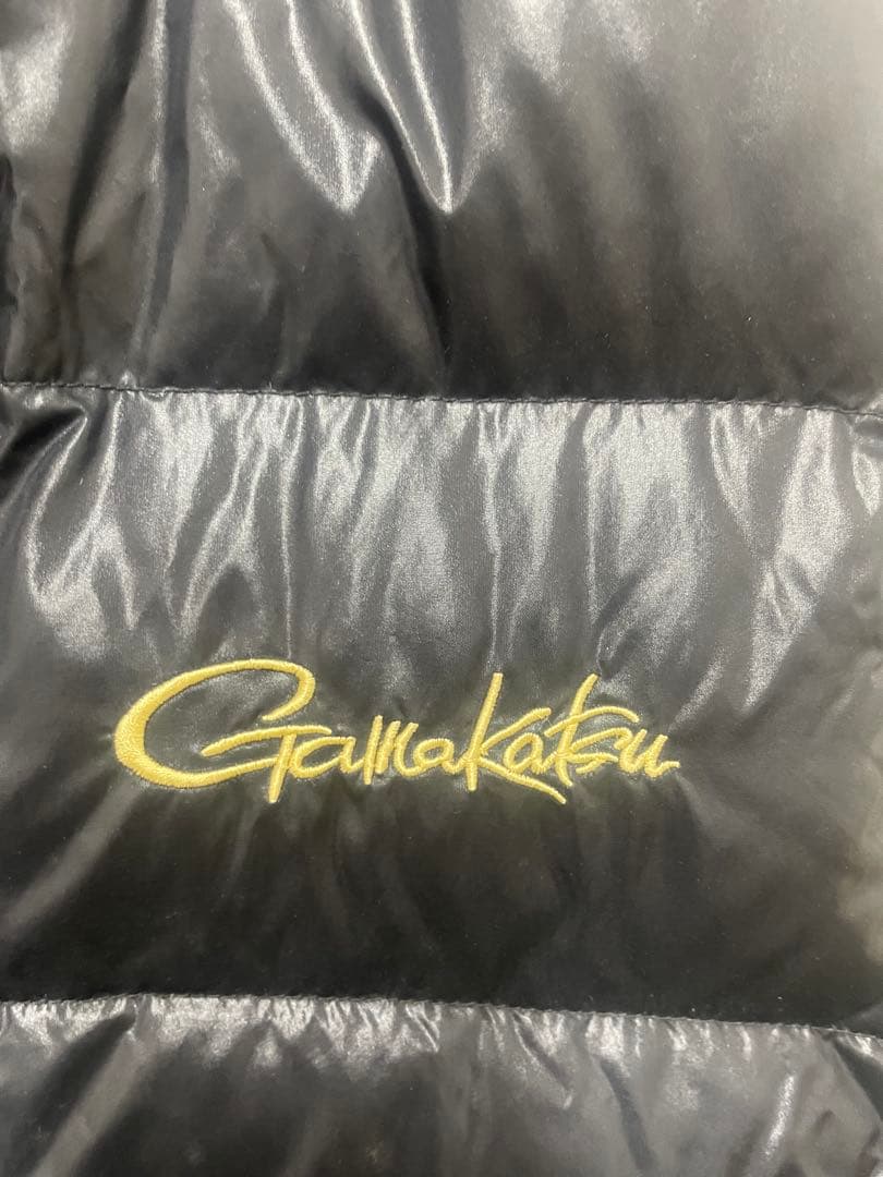 B　Gamakatsu ダウンフィッシングベスト LL ブラック