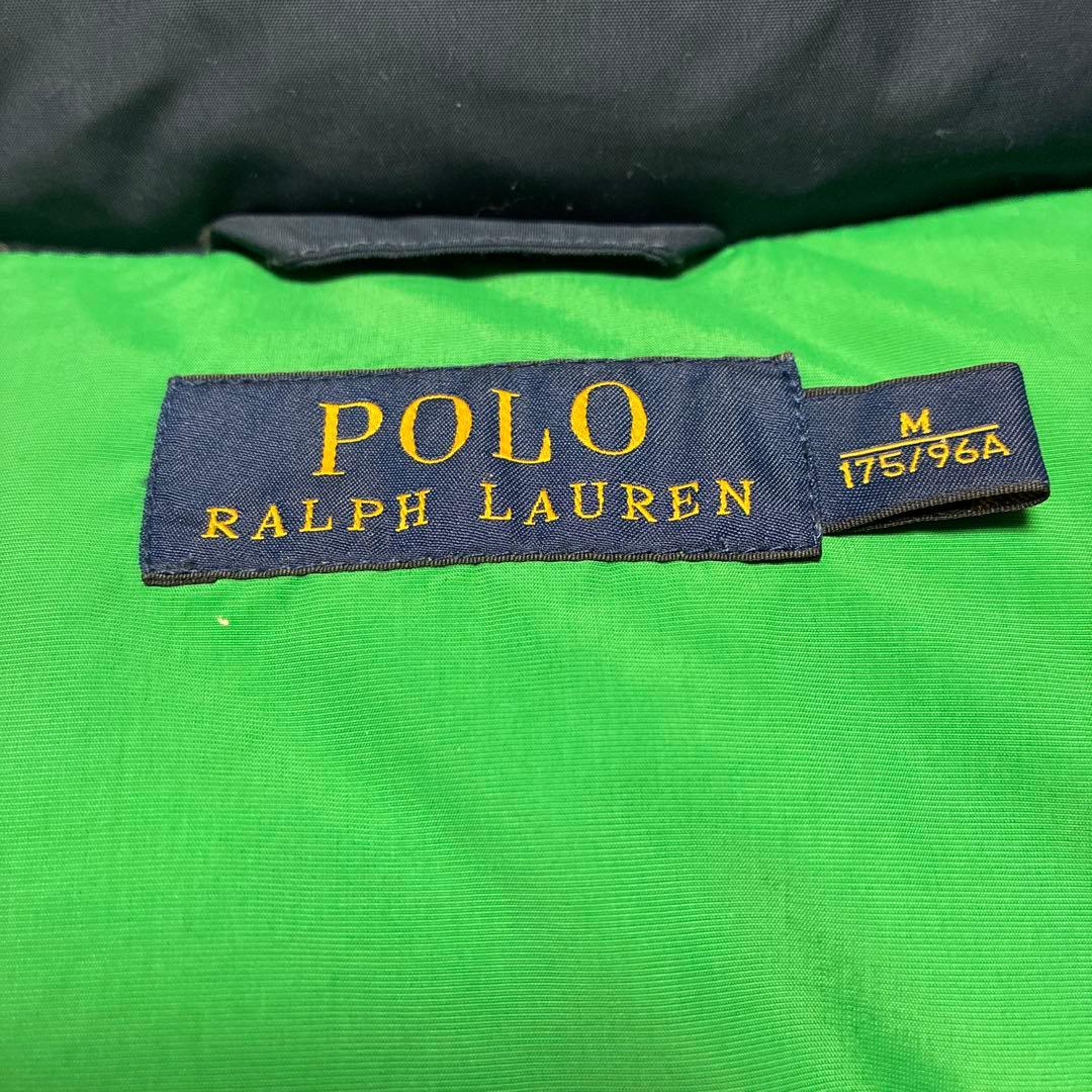 Polo Ralph Lauren ダウンジャケット ネイビー 刺繍ロゴ