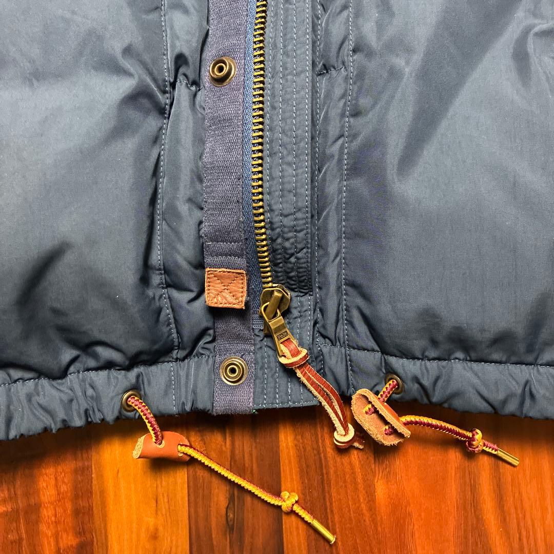 Polo Ralph Lauren ダウンジャケット ネイビー 刺繍ロゴ