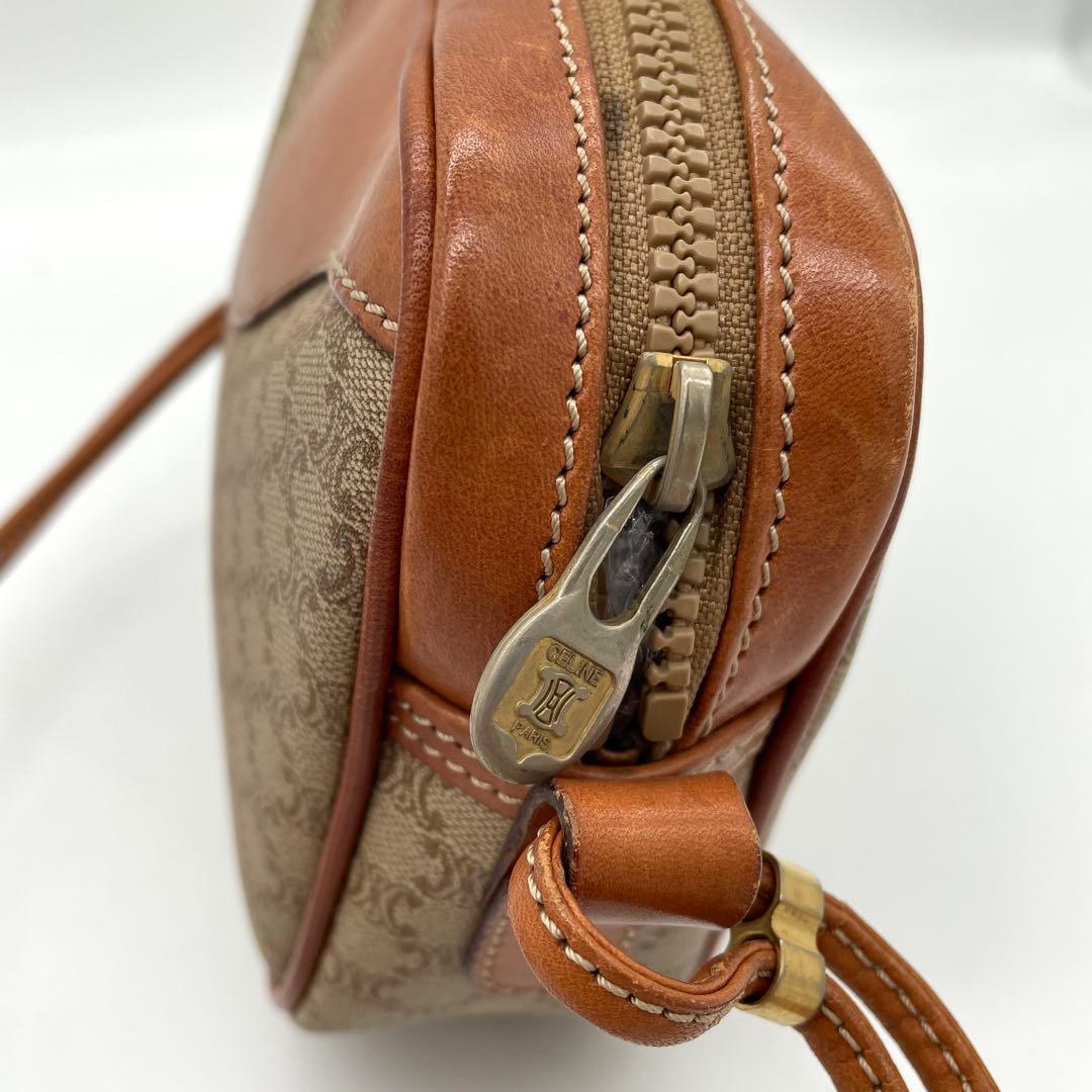 【美品】オールドセリーヌ　ショルダーバッグ　マカダム　ヴィンテージ　トリオンフ