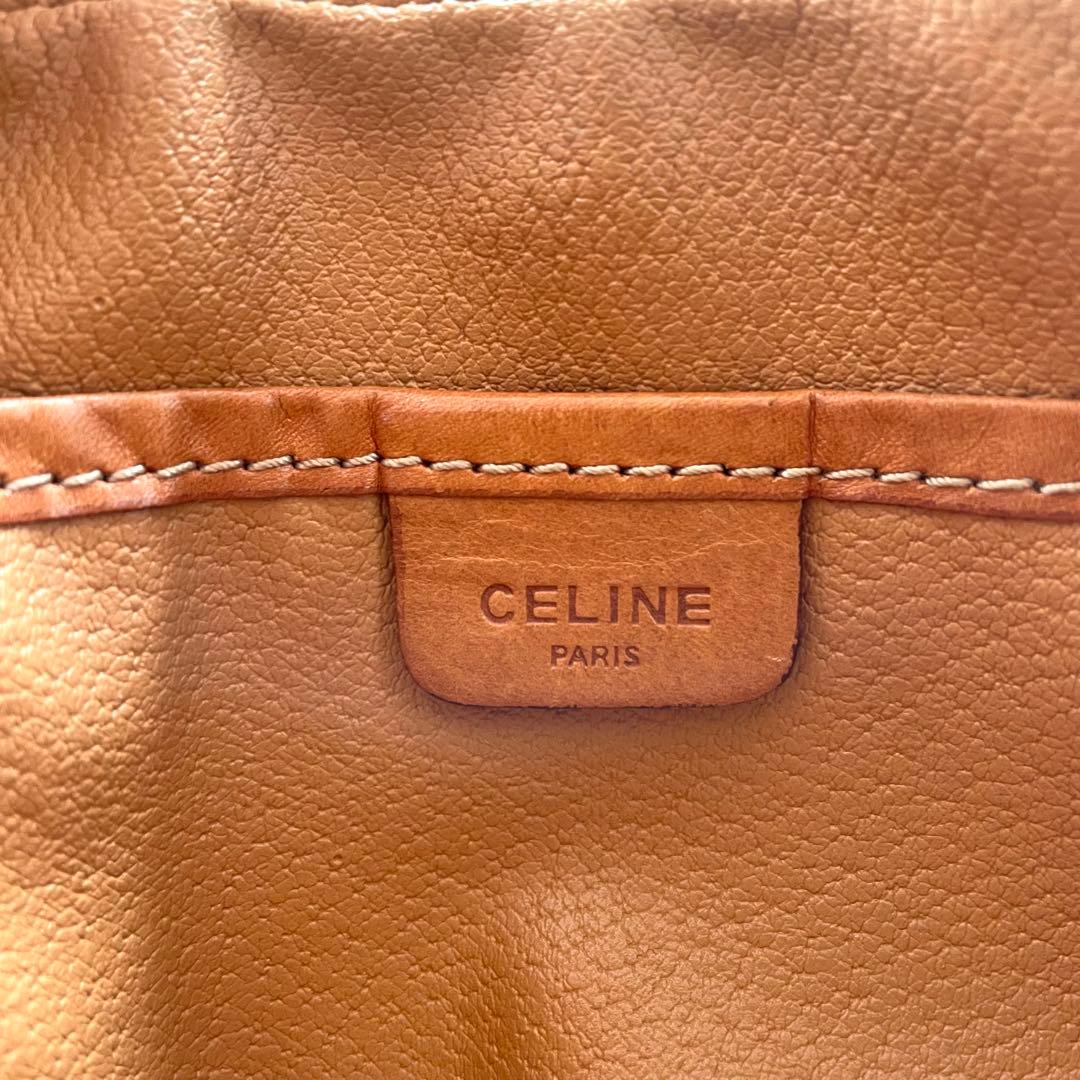 【美品】オールドセリーヌ　ショルダーバッグ　マカダム　ヴィンテージ　トリオンフ