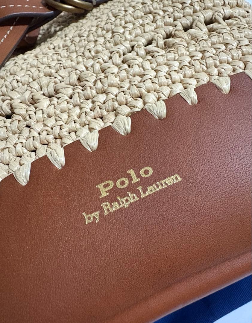 未使用　ポロラルフローレン　カゴバッグ　ショルダーバッグ