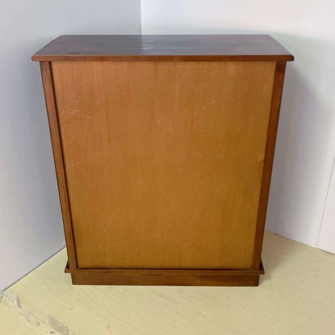 アンティーク調　キャビネット　電話台FAX台　サイドキャビネット　サイドチェスト