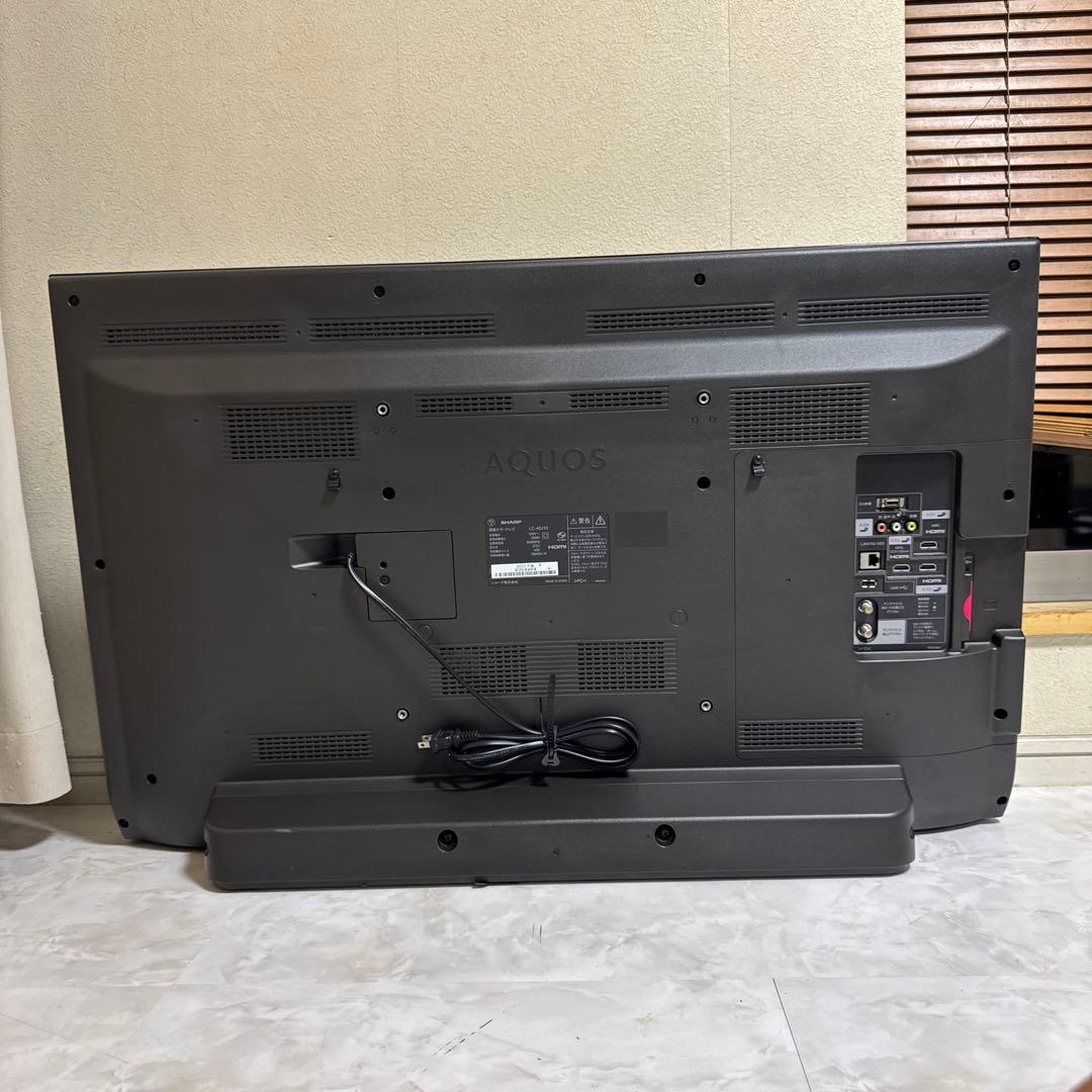 SHARP AQUOS 40V型液晶テレビ ローボードタイプ 長時間録画対応