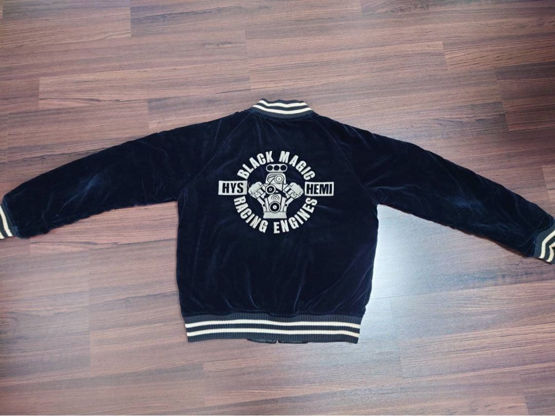 【美品！レア！】HYS Racing Engines スカジャン ブラック