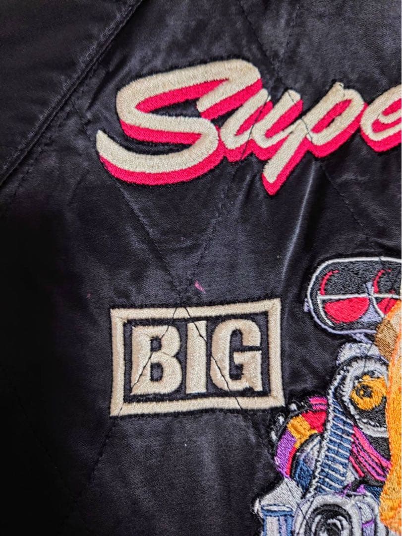 【美品！レア！】HYS Racing Engines スカジャン ブラック