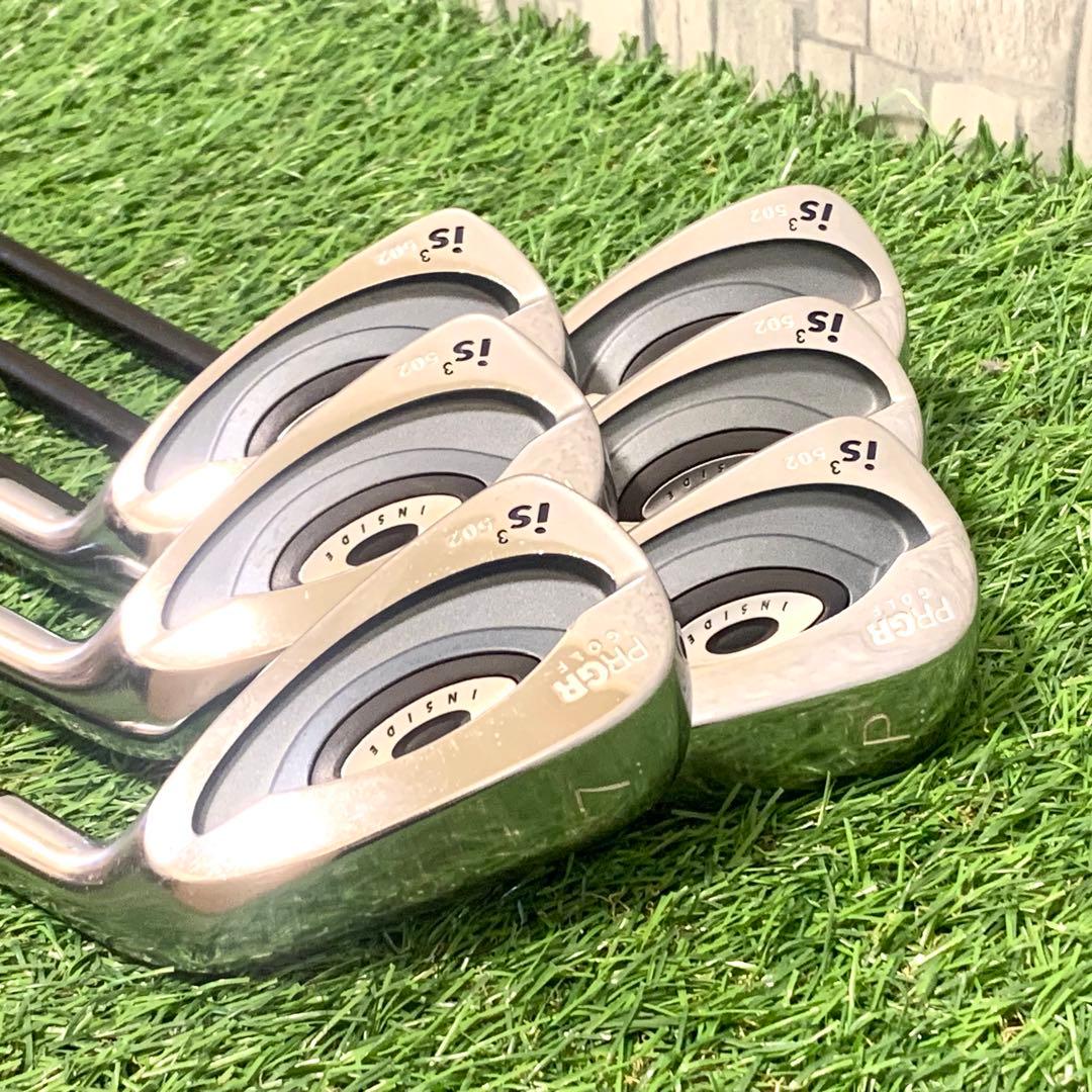 希少良品 PRGR/プロギア iS3 502 AW付レディースアイアンセット6本
