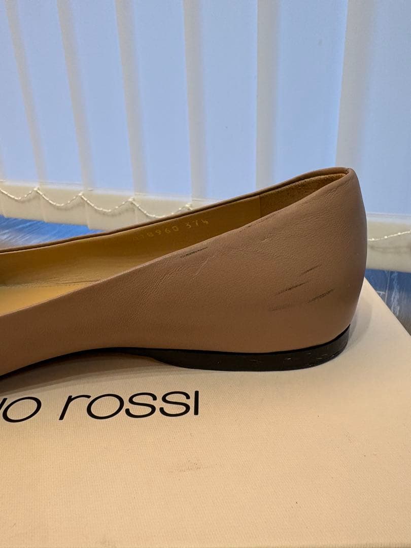 sergio rossi ポインテッドトゥフラットシューズ