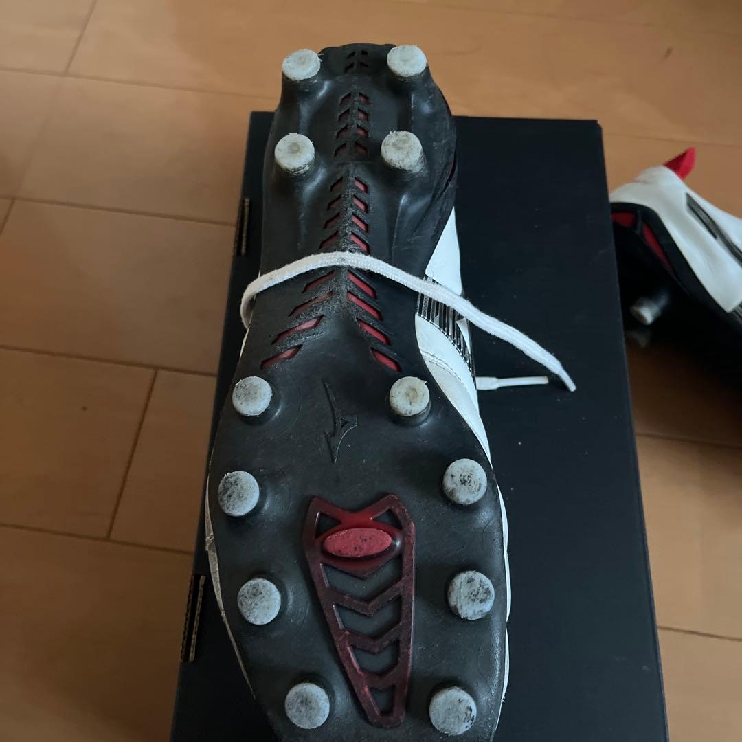 Mizuno サッカーシューズ 日本製 ホワイト/レッド