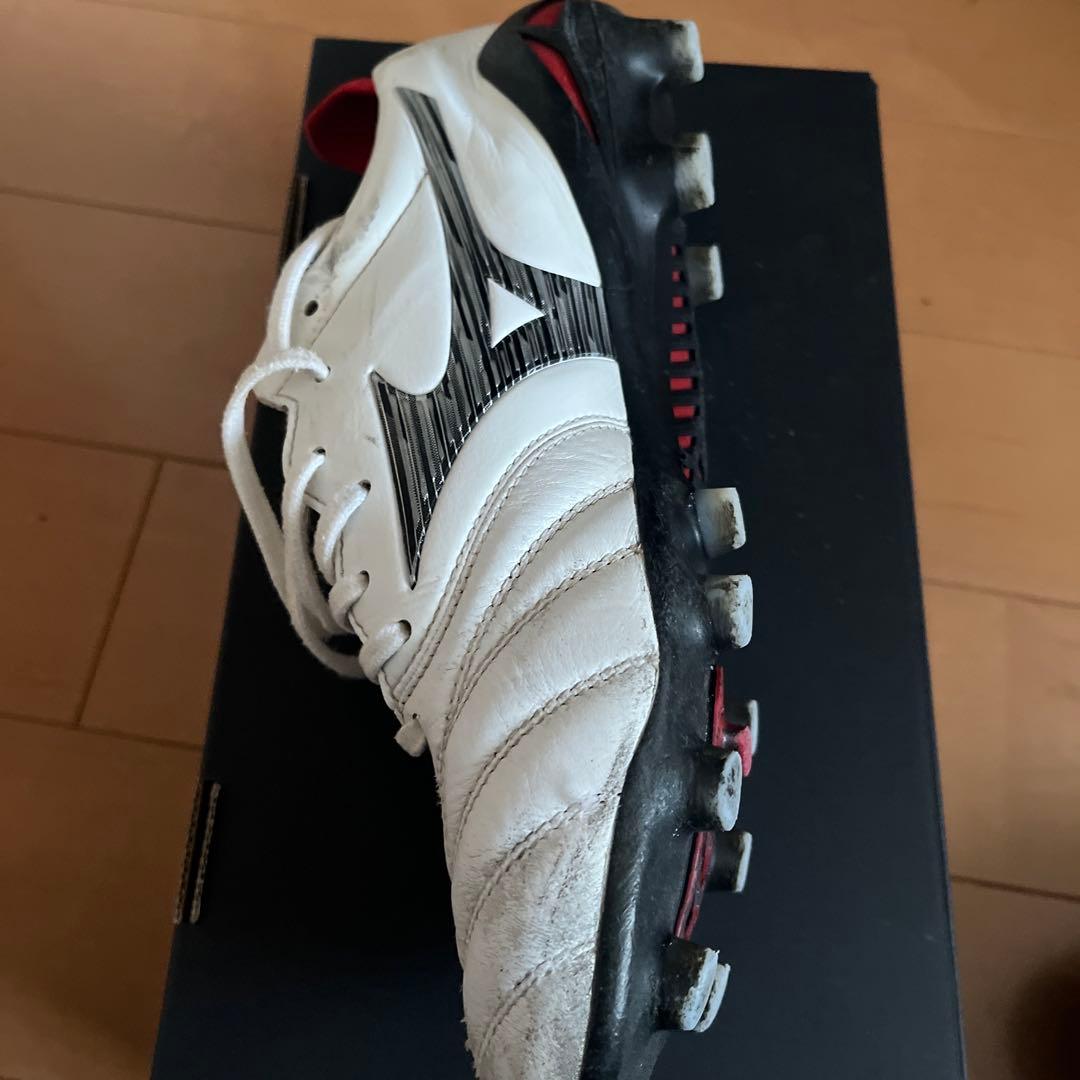 Mizuno サッカーシューズ 日本製 ホワイト/レッド