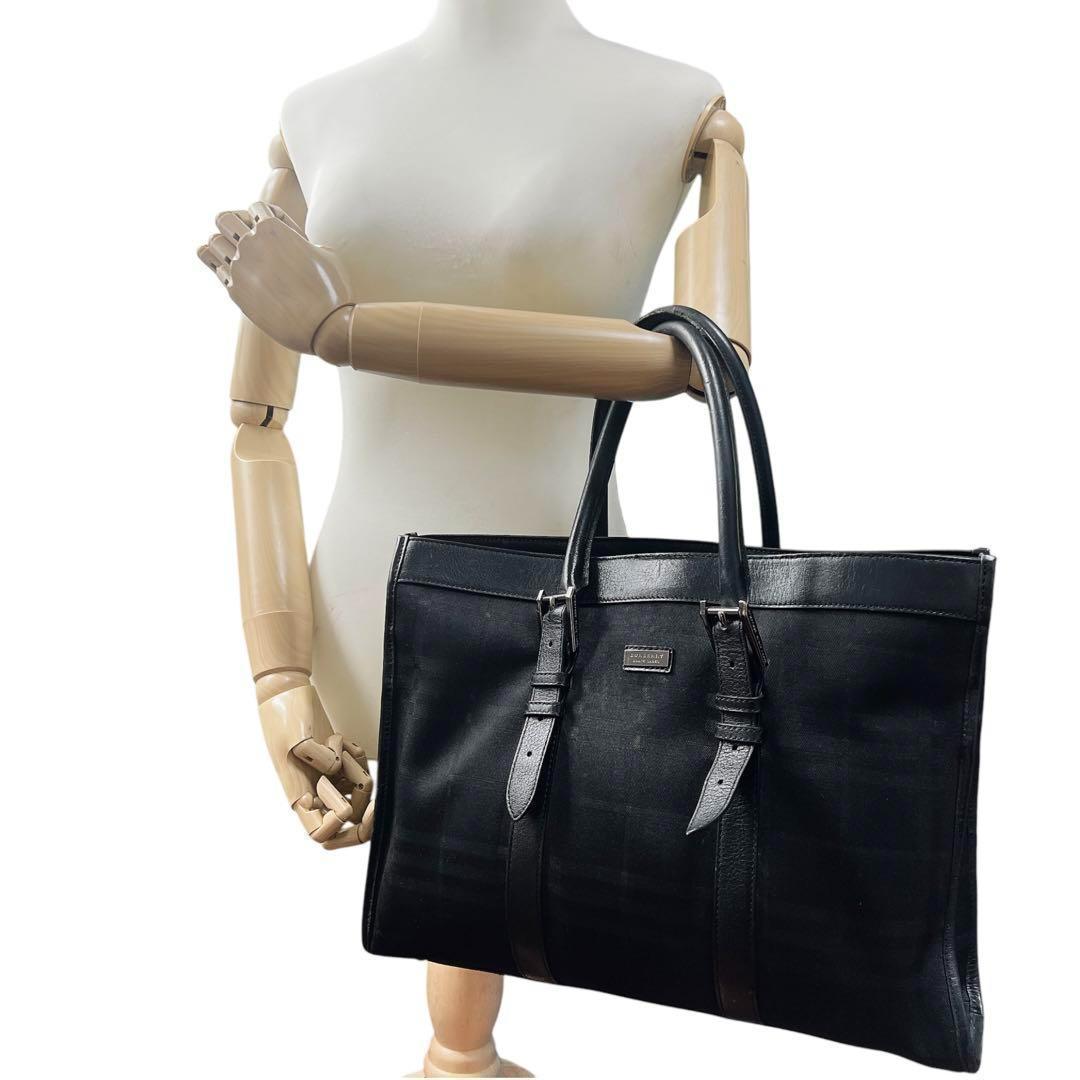 専用 BURBERRY ノバチェック ビジネスバッグ トートバッグ 8891