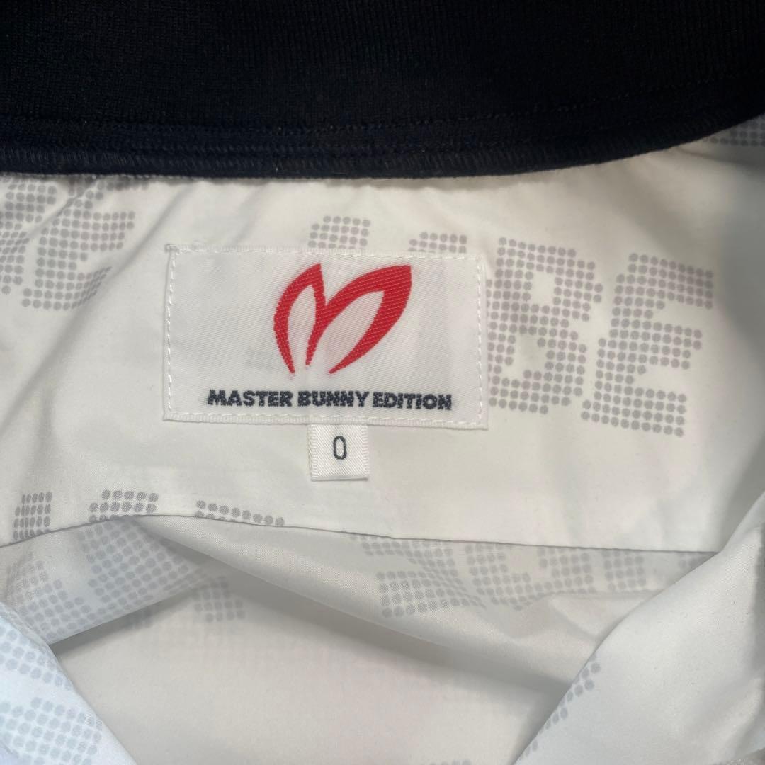 MASTER BUNNY EDITION ホワイト ジップブルゾンサイズ0