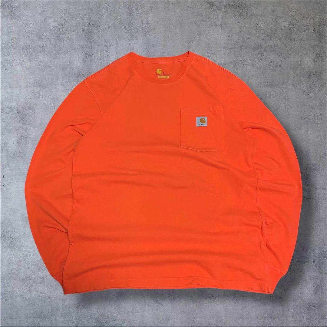 Carhartt ロンT デニム ストリート コーデ c-boy style