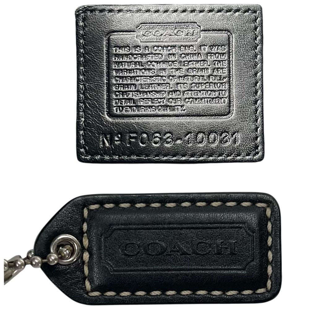 バッグ old coach shoulder bag hobo black y2k