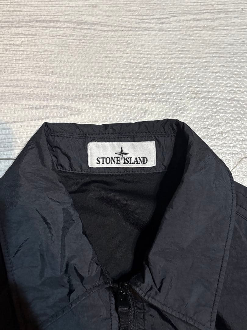 ジャケット・アウター stone  black nylon jacket
