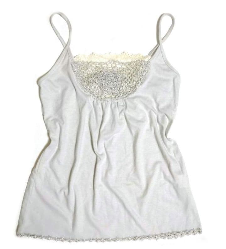 00s コケット ウィッシュコア 姫カジ ジレワンピ キャミセット レースフリル