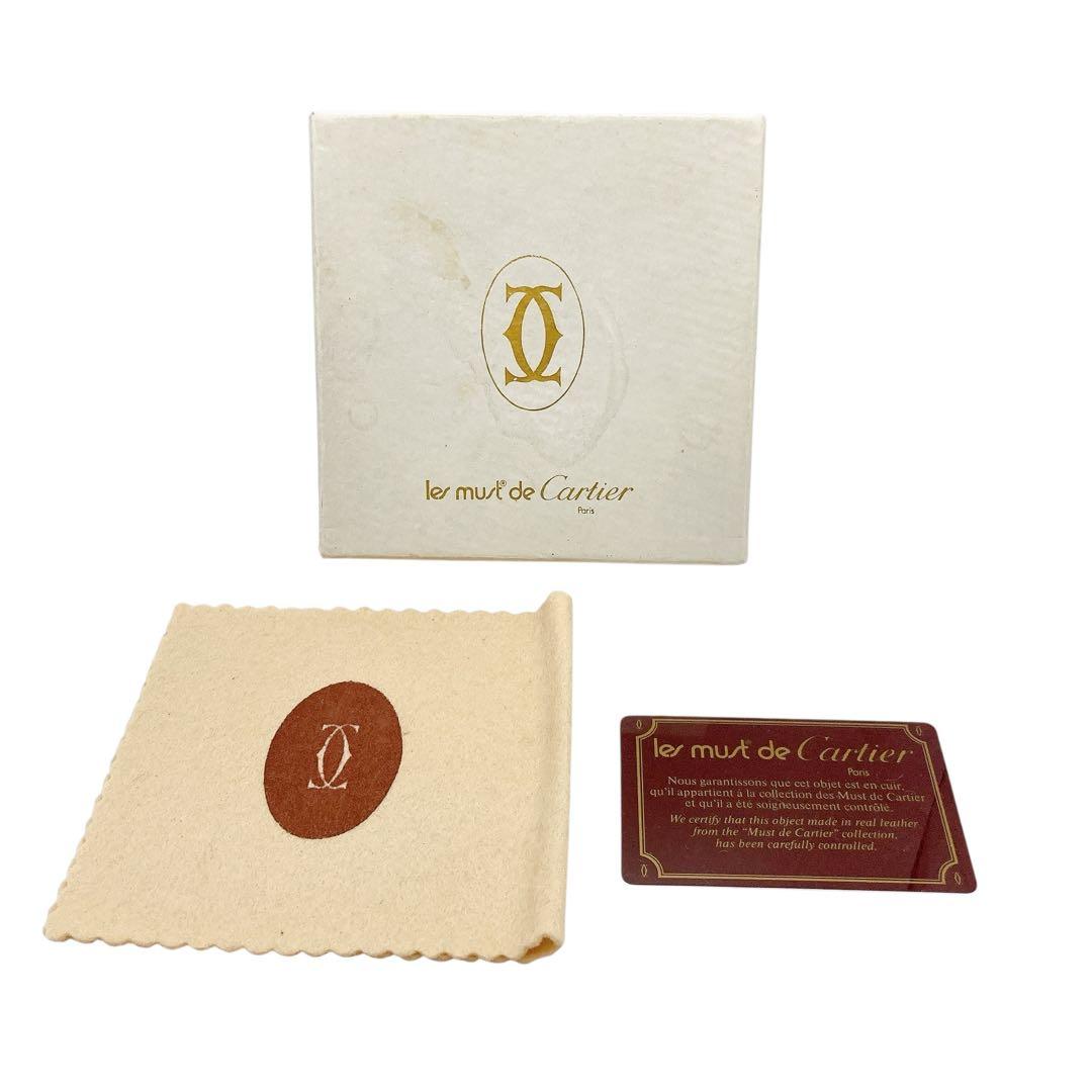 美品✨Cartier カルティエ　ベルト　マストライン　ボルドー　レディース