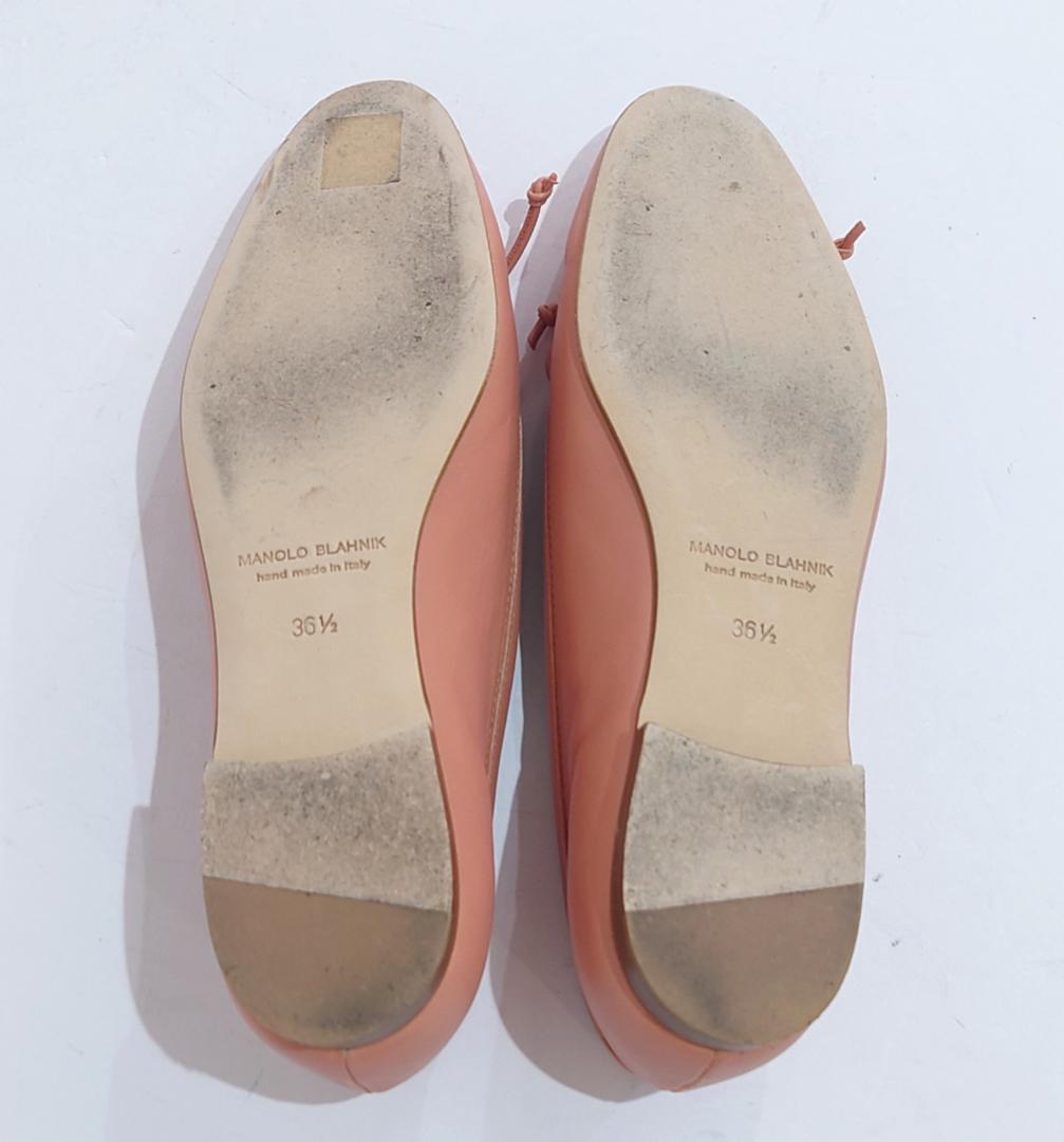 MANOLO BLAHNIK マノロ ブラニク フラットパンプス シューズ