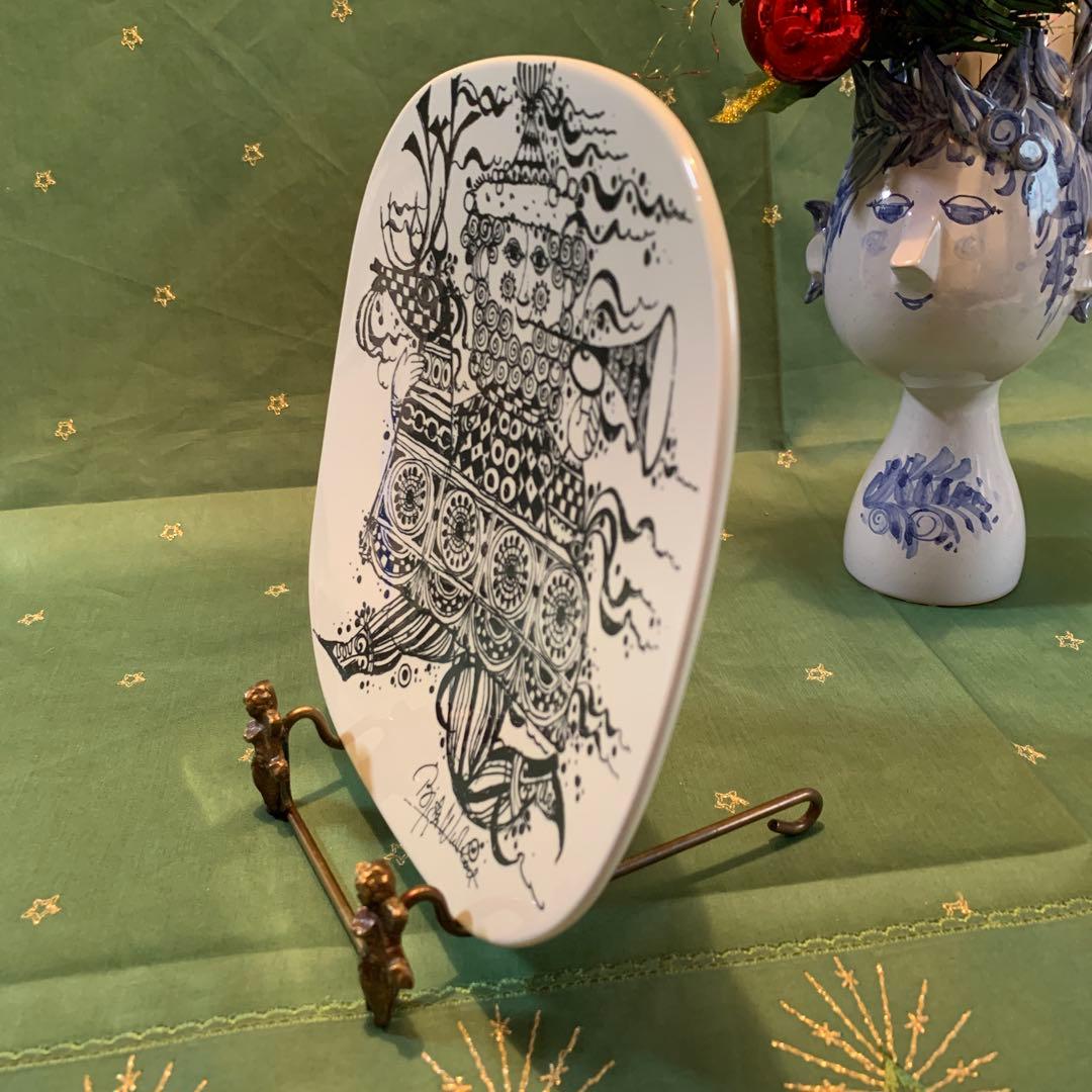 ビヨンヴィンブラッド　goodな1967年のビンテージクリスマスイヤープレート！