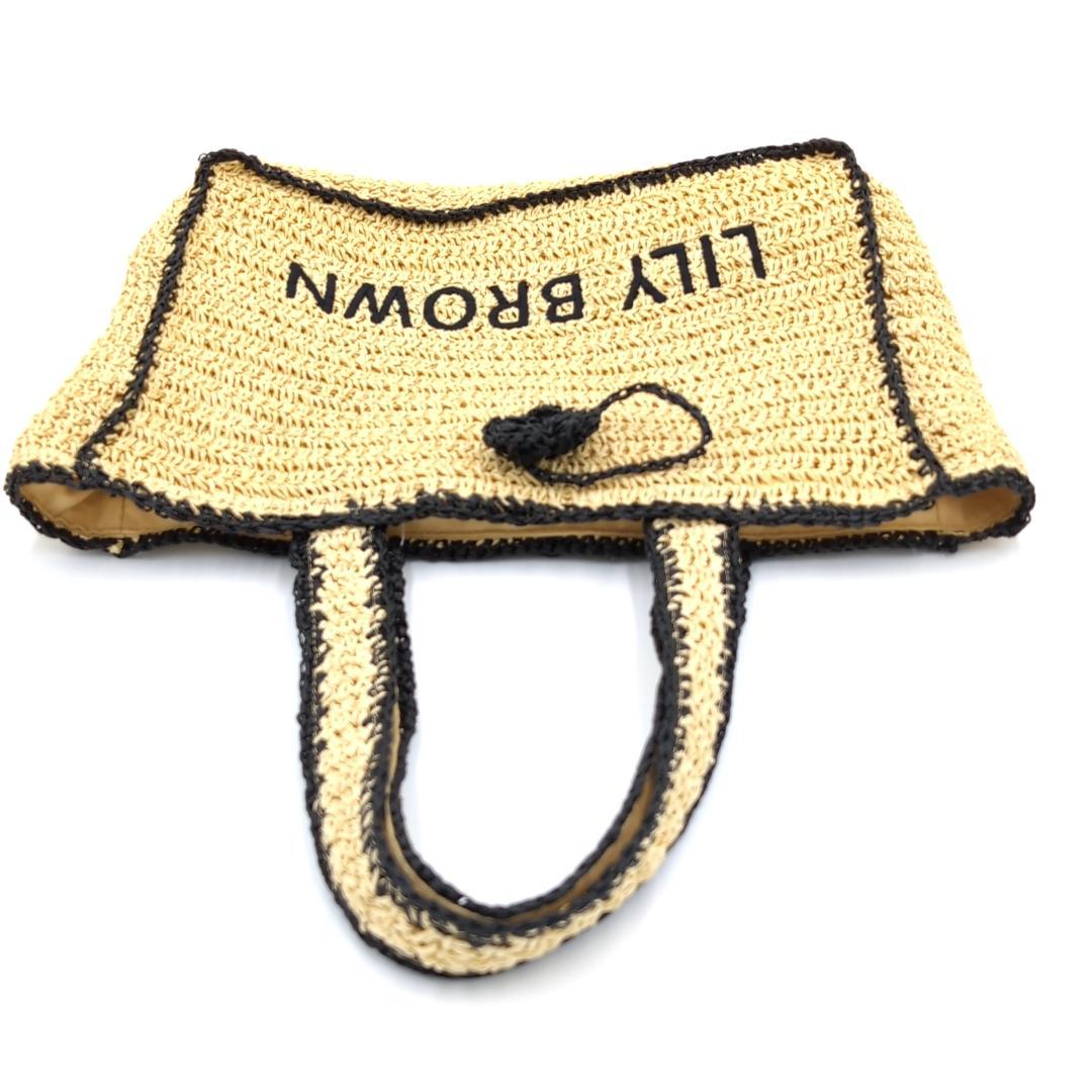 新品・未使用✨ リリーブラウン マリークアント 刺繍 かごバッグ 完売品 レア