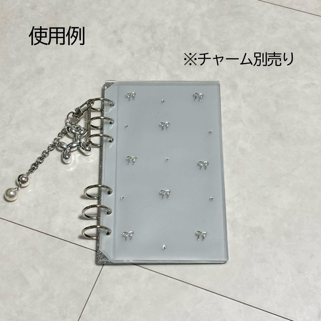 ✨ちり✨A6 アクリルレジンバインダー　リング付き×3セット