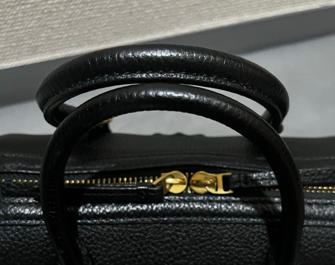 【最終お値下げ】トリーバーチ　ミニボストンバッグ　サッチェル　レザー　ブラック