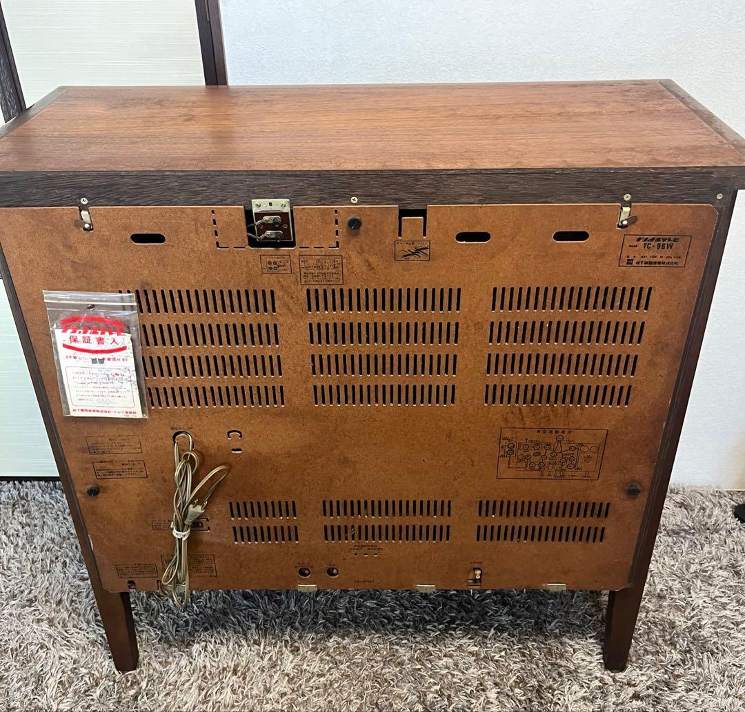 [送料無料　希少品] ナショナル　高級家具テレビ　TC-96W