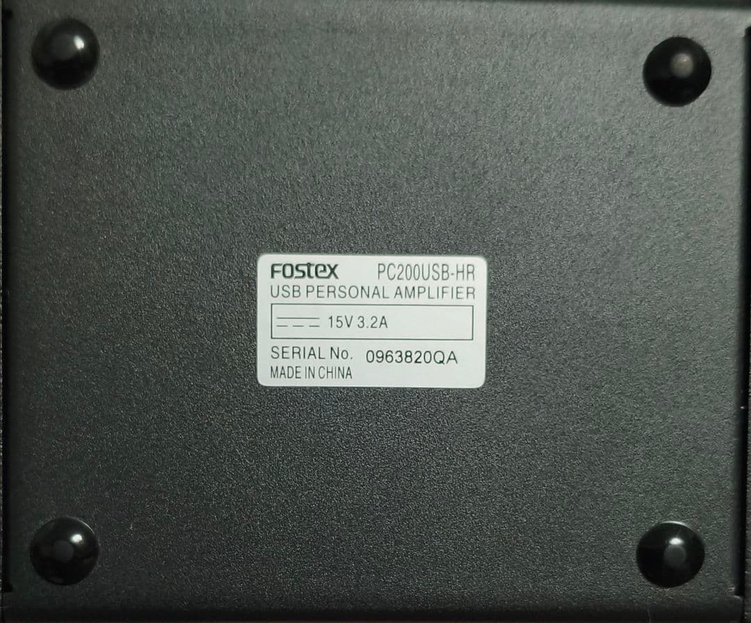 アンプ FOSTEX PC200USB-HR
