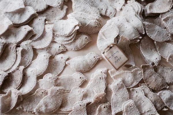 ゆう　小鳥のレース１セット　蝉のレース６m