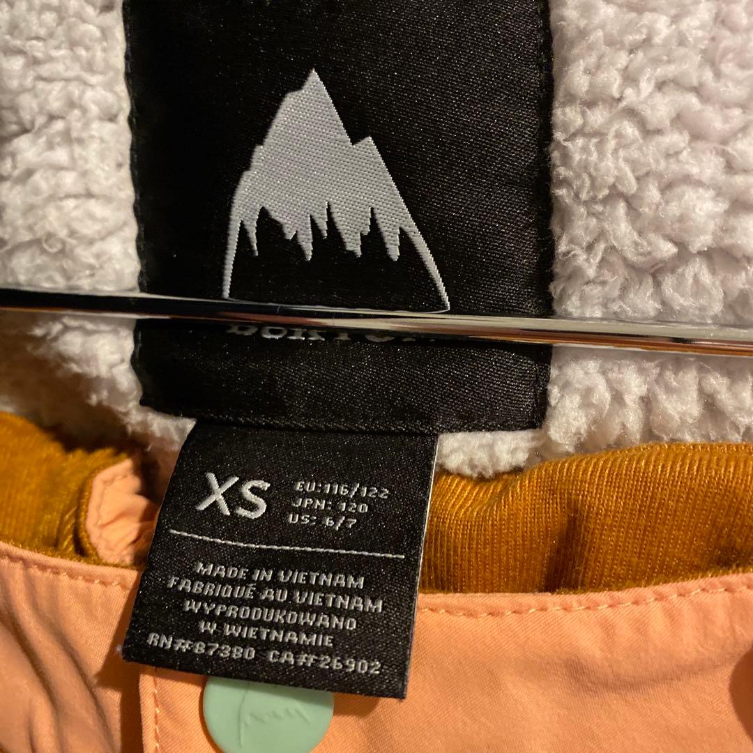 【120cm相当】BURTON キッズ スノーボード ウエア 上下