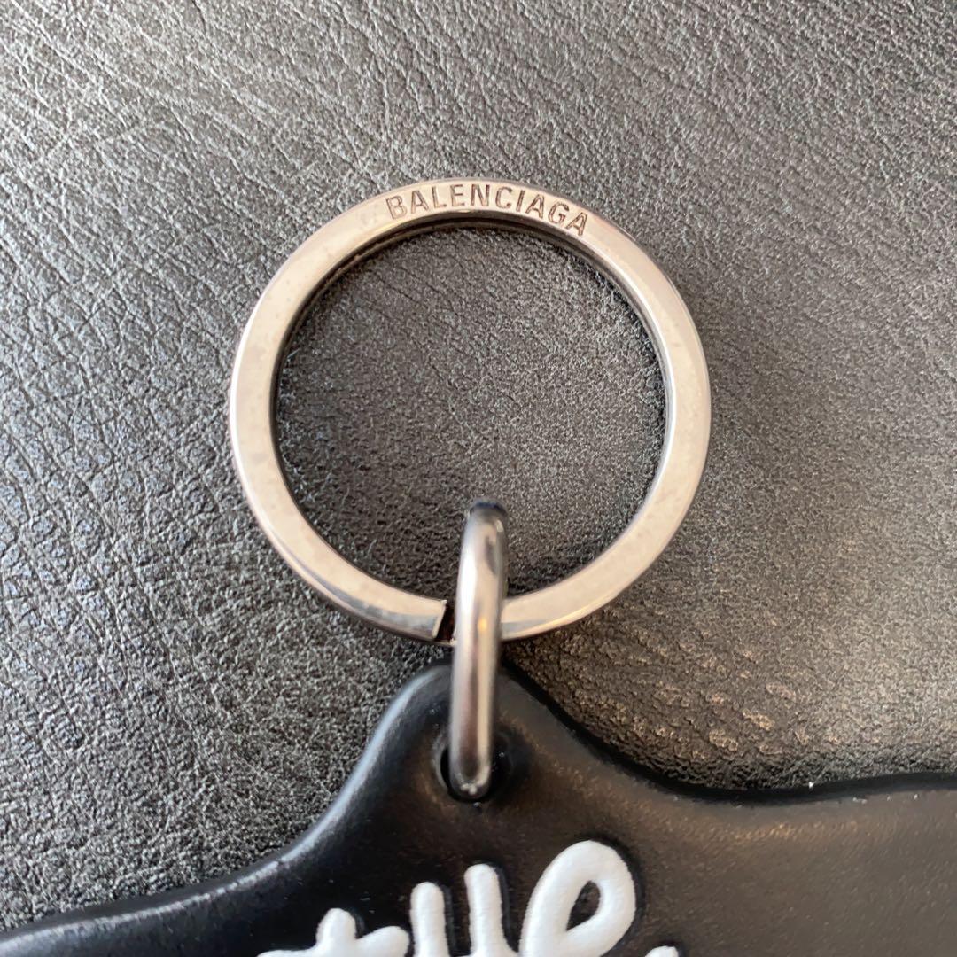 【訳あり】BALENCIAGA バレンシアガ シンプソンズ キーホルダー 黒