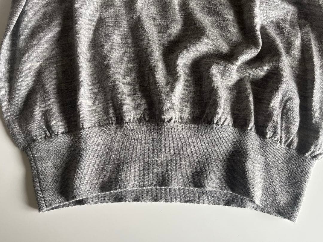 毛玉レスnano・universeニットタートルネックプルオーバーVカーディガン