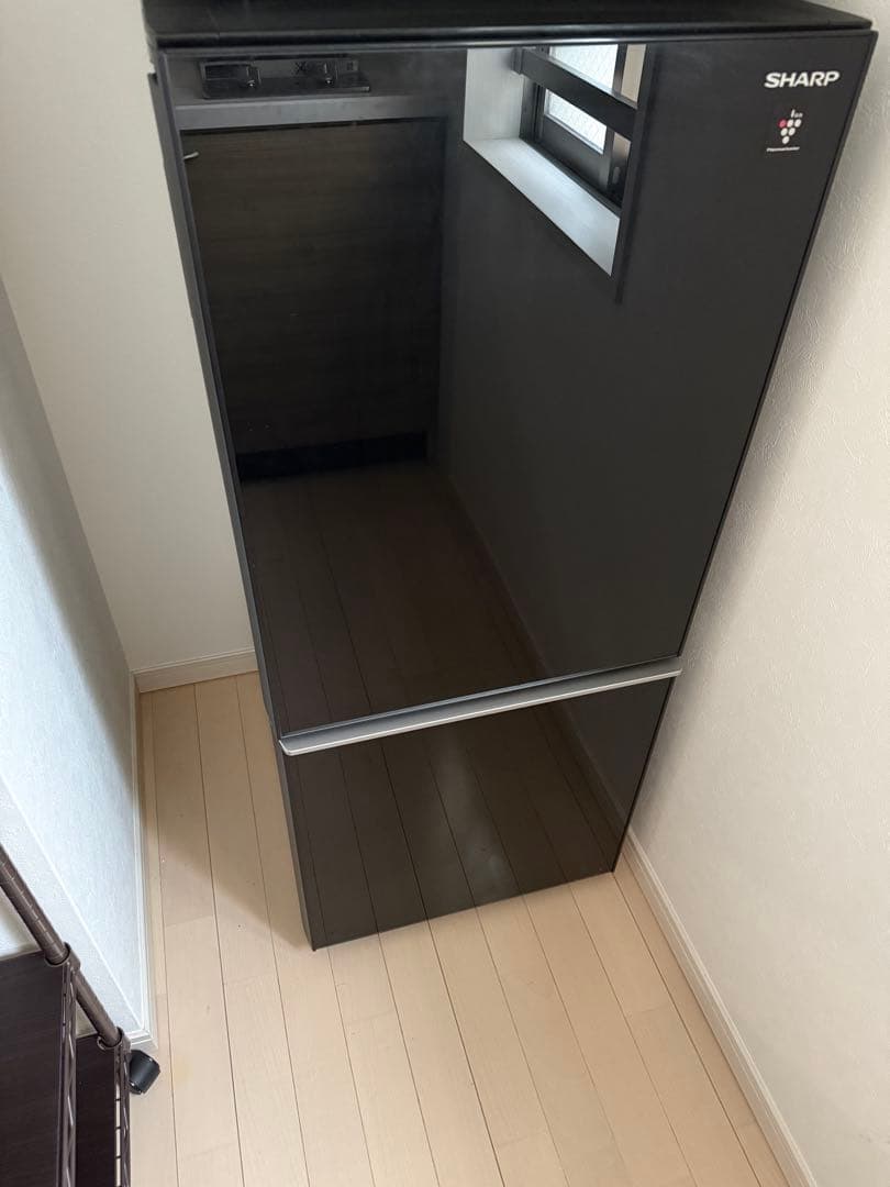 送料込 SHARP SJ-GD14F 137L ガラスドア 左右開き 2020製