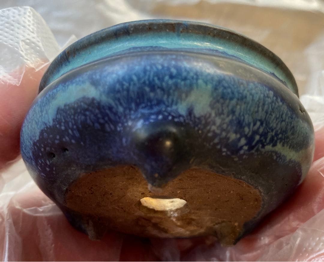 陶翠　緑寿庵　(D) 盆栽鉢　ミニ盆栽鉢　(A13)