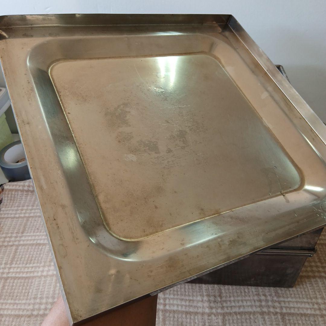 業務用 角蒸し器 1段 蓋/水槽付 ステンレス製 蒸篭 せいろ スチーマー 角型