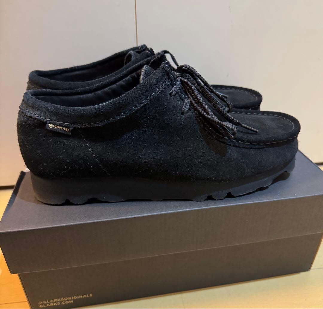 Clarks Wallabee GTX ブラック　UK7 25cm