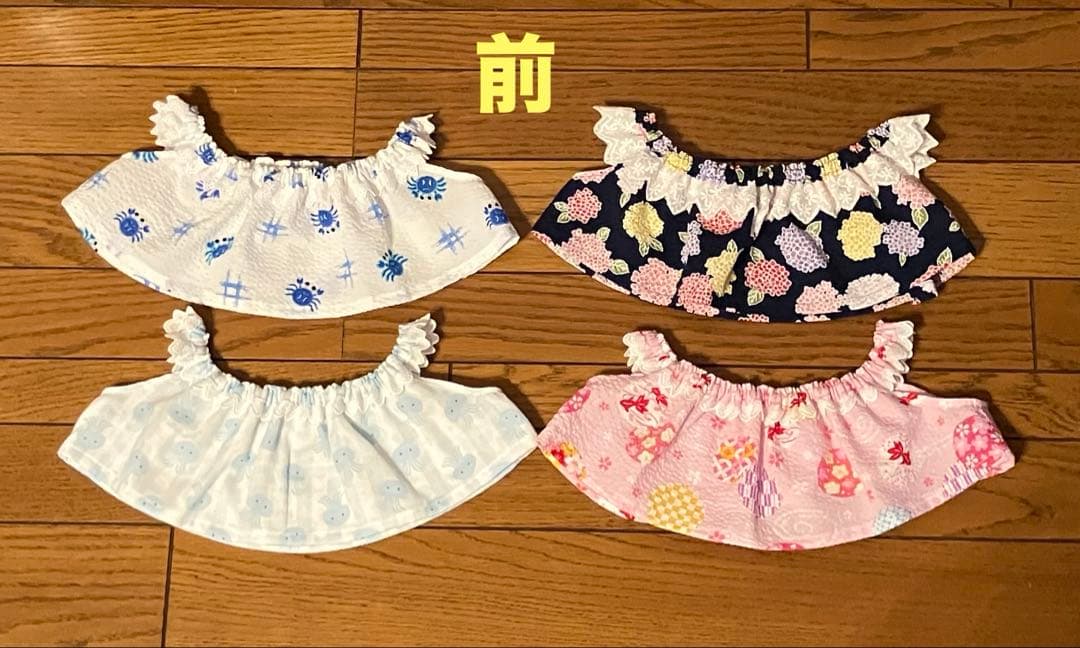 ラボ服⭐︎らぼ服 おもちゃのブロック柄ワンピ＆楽ちんゆったりワンピ4着
