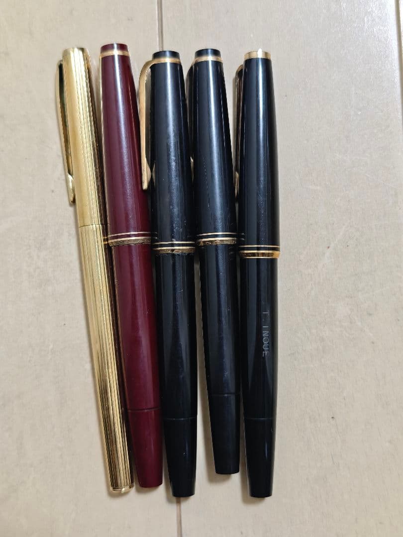 montblanc 14k 585 万年筆 5本まとめ モンブラン