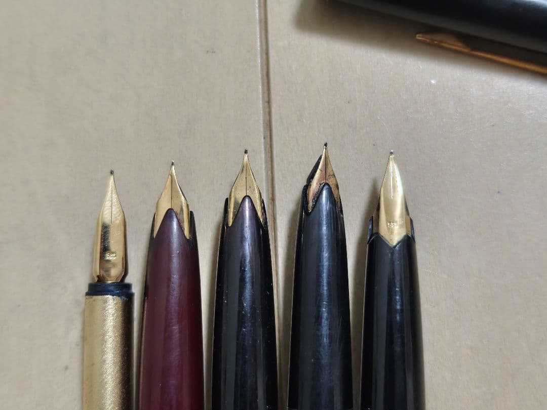 montblanc 14k 585 万年筆 5本まとめ モンブラン