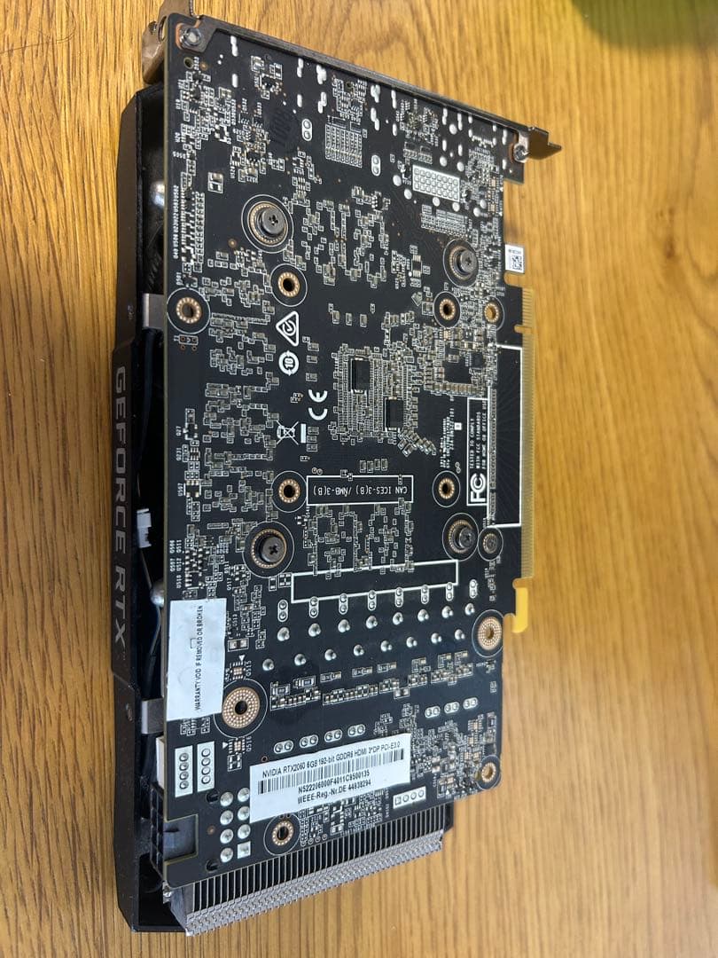 【ジャンク】GeForce RTX2060 6GB グラフィックボード