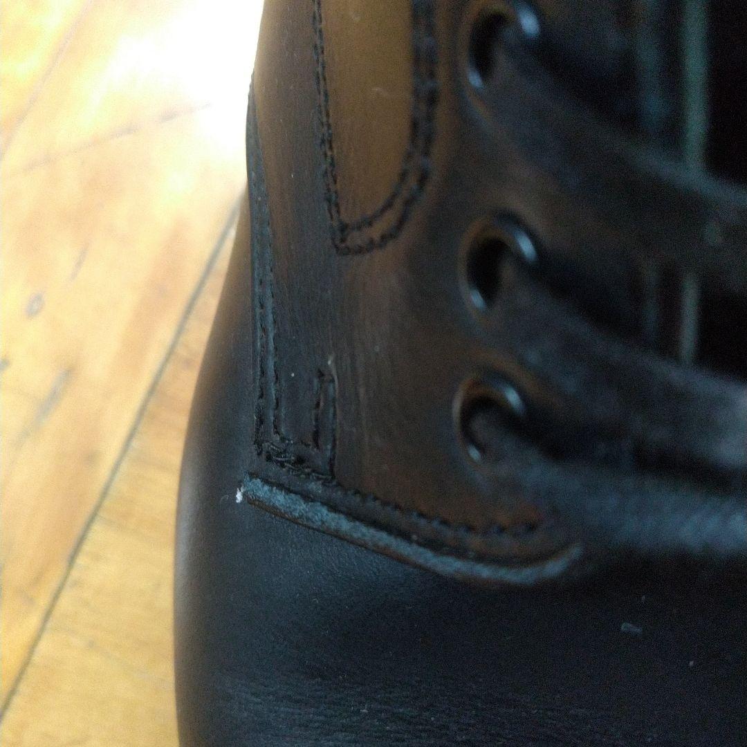 WEELROBEキャップトゥレ―スアップブ―ツ(BLACK)サイズ:約24.5㎝